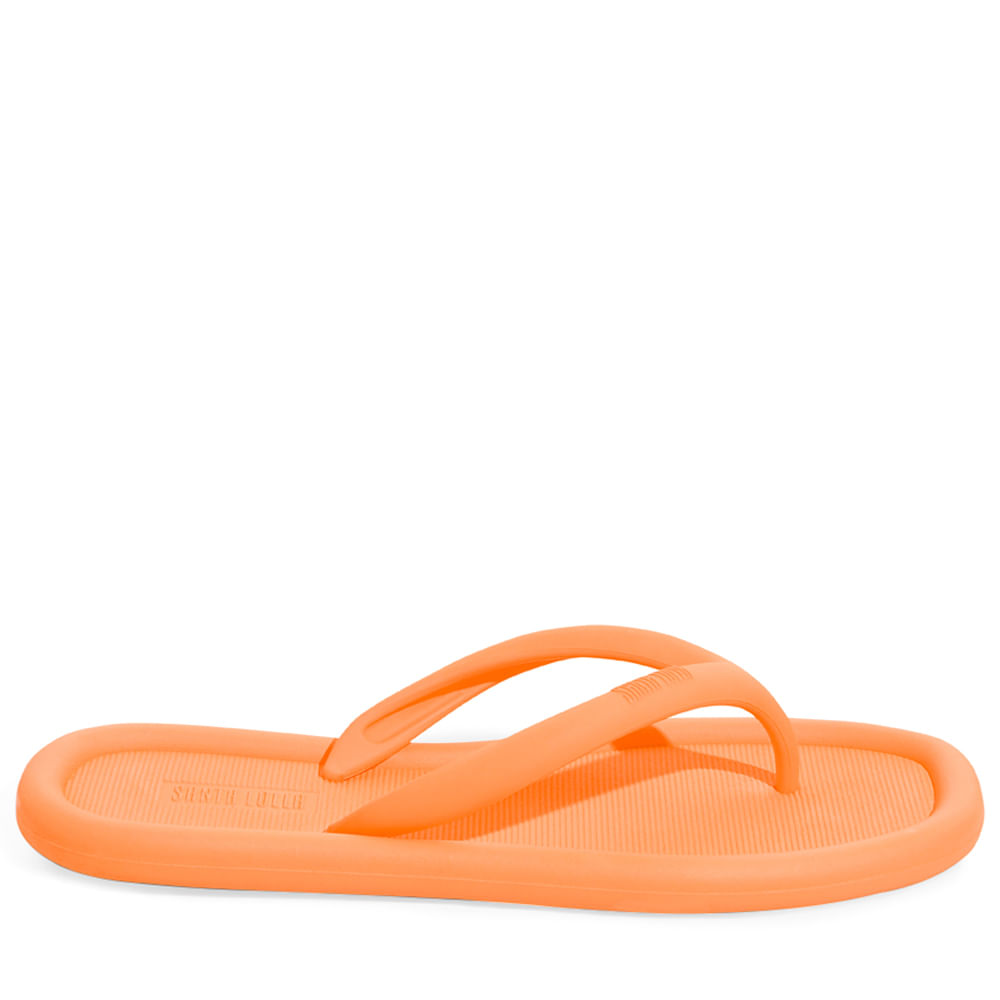 Chinelo Feminino Santa Lolla Slide Flat Laranja - 039D - Estrela