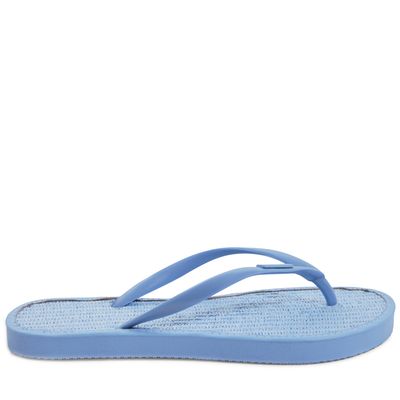 Flip Flop Borracha Azul Maresia