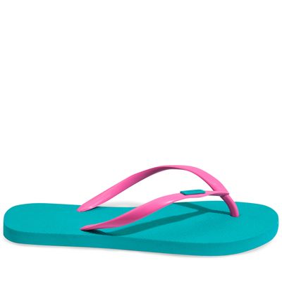 Flip Flop Borracha Azul Capri