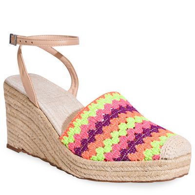 Espadrille Crochê Rosa Neon