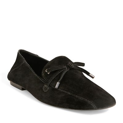 Mocassim Couro Camurça Preto