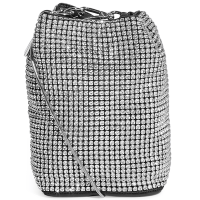 Bolsa Bucket Malha Cristal Strass