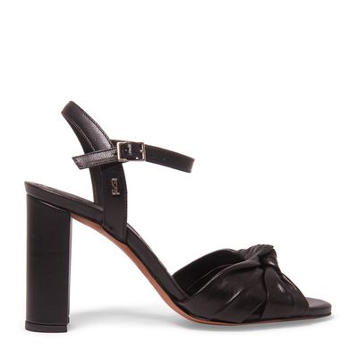 Sandalia Couro Pelica Soft Preto