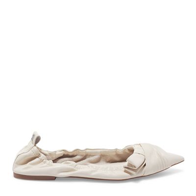 Sapatilha Couro Nobre Soft Branco Marfim