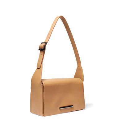 Bolsa Couro Floater Areia