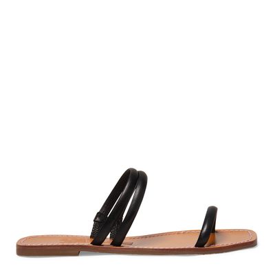 Rasteira Couro Nobre Soft Preto