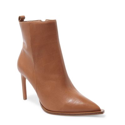 Bota Couro Premium Bico Fino Caramelo