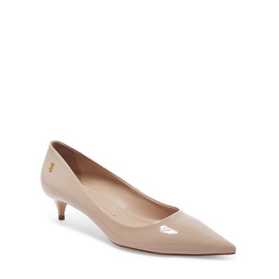 Scarpin Verniz Anzeli Bege Amendoa