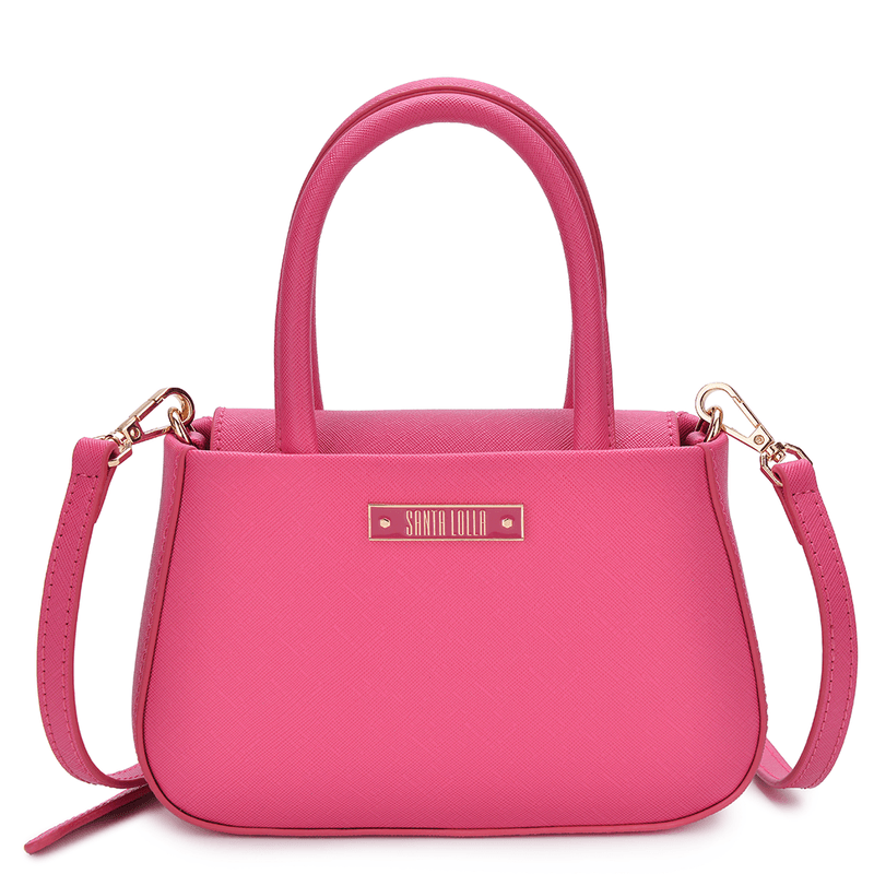 Bolsa Feminina Rosa Com Alça Transversal Chica Fiore Ch-5143