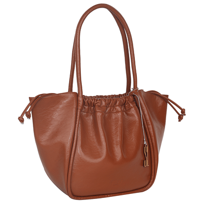 Bolsa Shopper Média Universitária Marrom Safari Ecológica