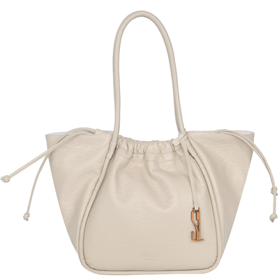 Bolsa Shopper Média Universitária Branco Porcelana Ecológica