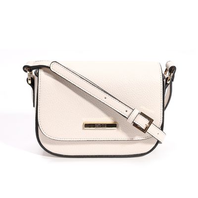 Bolsa Tiracolo Off White Alça Ajustável E Removível