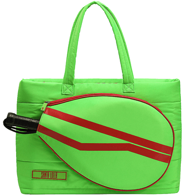 Bolsa Para Beach Tennis de Nylon Verde Neon