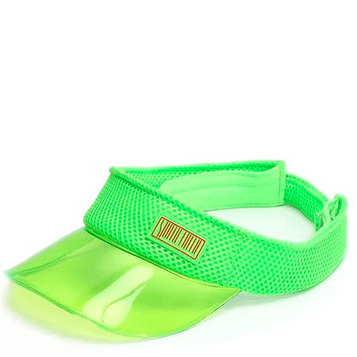 Viseira Esportiva Beach Tennis Verde Neon