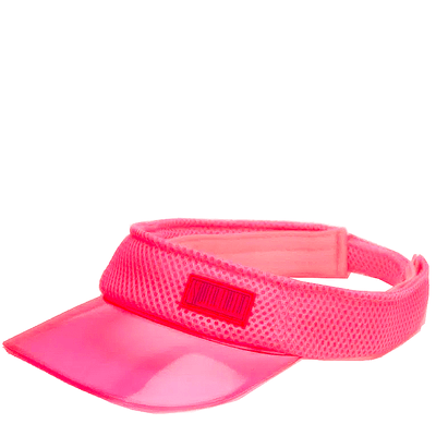 Viseira Esportiva Beach Tennis Rosa Neon