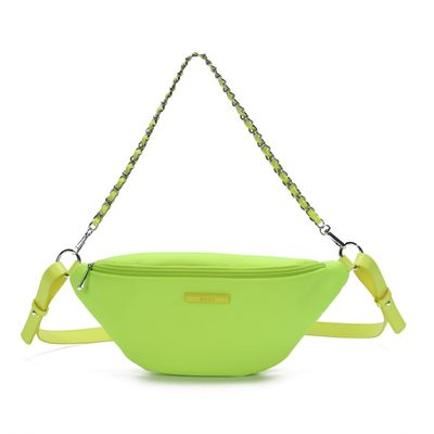 Bolsa Pochete Verde Nylon Corrente