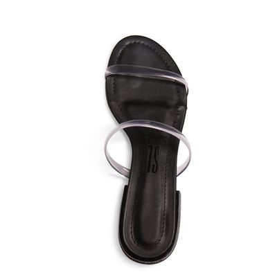 Rasteira Napa Santorine Preto