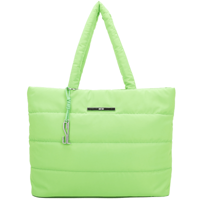 Bolsa Shopper Verde Nylon Puffer