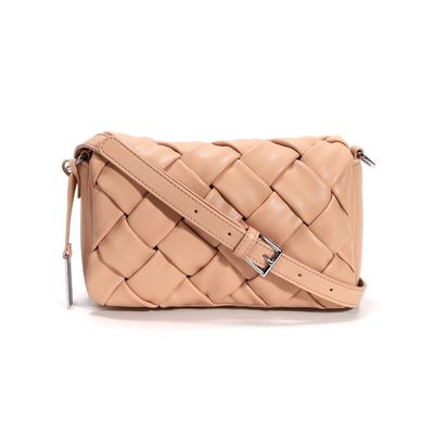 Bolsa Transversal Tressê Soft Nude Rosado