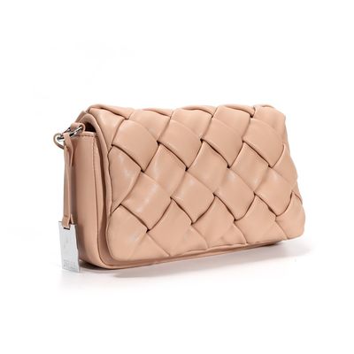 Bolsa Transversal Tressê Soft Nude Rosado