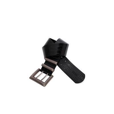 Cinto Material Croco Preto