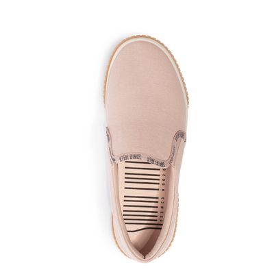 Tênis Slip On Marrom Brida Bico Redondo