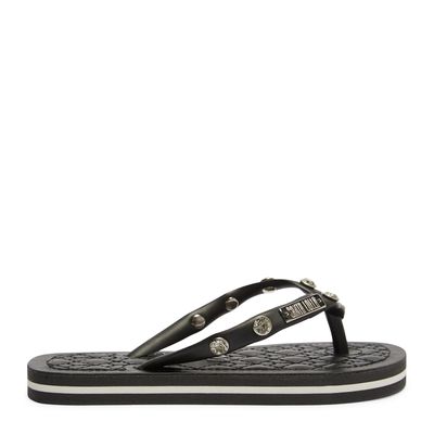 Chinelo Flip Flop Infantil Preto Strass