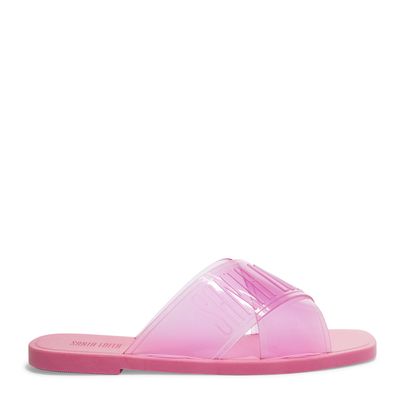 Rasteira Rosa Borracha Flat