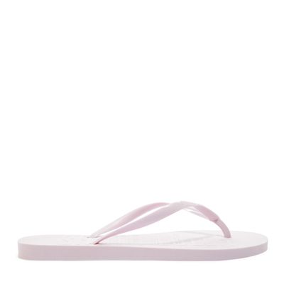 Flip Flop Rosa Claro Borracha Flat