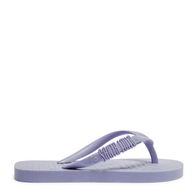 Flip Flop Infantil Roxo Ametista Borracha Flat