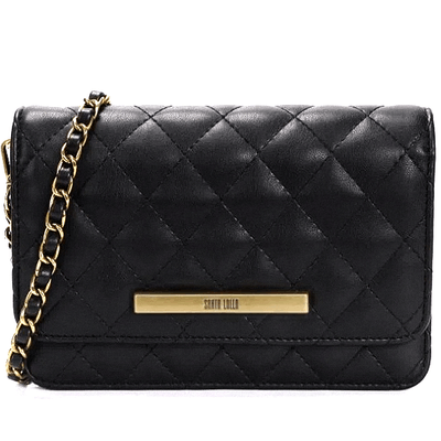 Bolsa pequena tiracolo matelassê soft preta