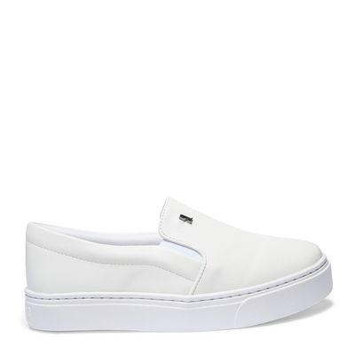 Tênis Slip On Branco Flatform