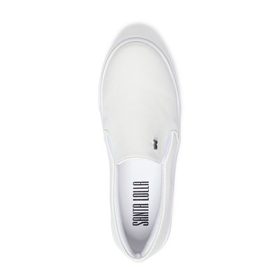 Tênis Slip On Branco Flatform