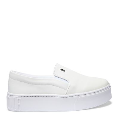 Tênis Slip On Branco Flatform