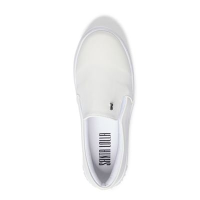 Tênis Slip On Branco Flatform