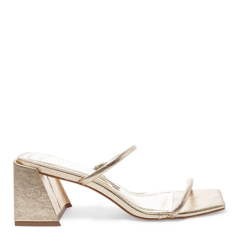 Sapato hot sale mule dourado