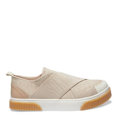 Tênis Slip On Linho Copacabana Bege