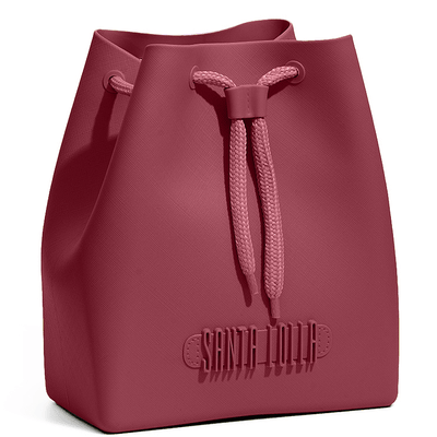 Bolsa Bucket Transversal de Borracha Vinho Wine