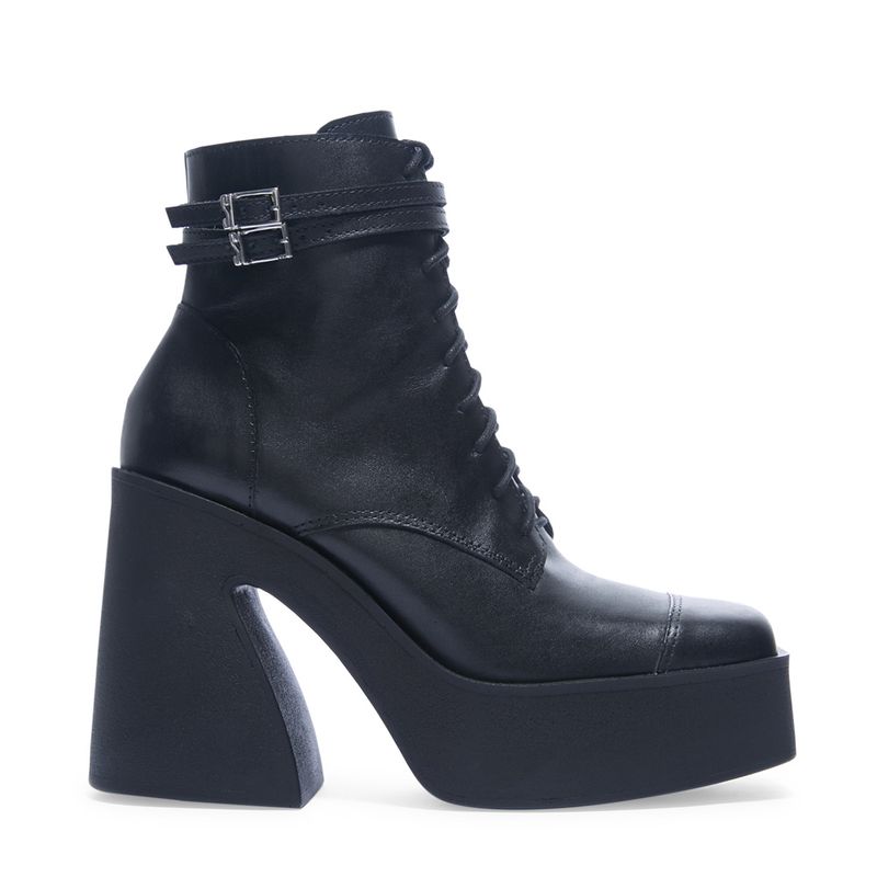 Bota cut out couro clearance santa lolla fivela preta