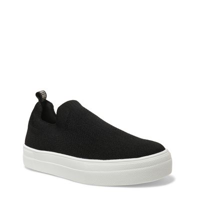 Tênis Slip On Preto Tecido