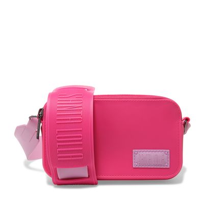 Bolsa Transversal Rosa Borracha Alça Média
