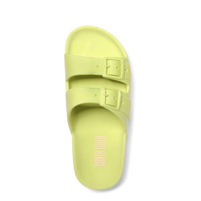 Slide Verde Infantil Borracha Flat