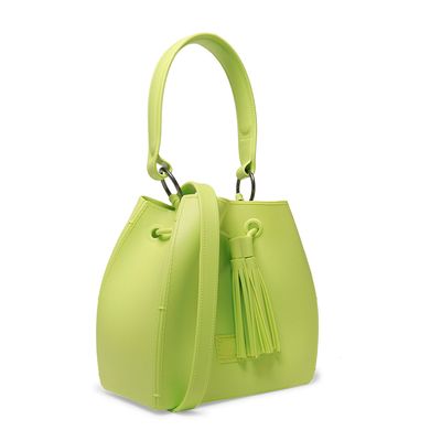 Bolsa Bucket Verde Borracha Barbicacho