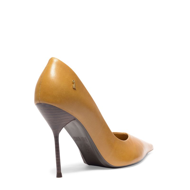 Scarpin Couro Pelica Premium Bege Salto Alto Fino - Santa Lolla Scarpin Couro Pelica Premium Bege Salto Alto Fino - Santa Lolla