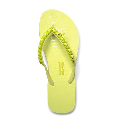 Flip Flop Verde Borracha Corrente