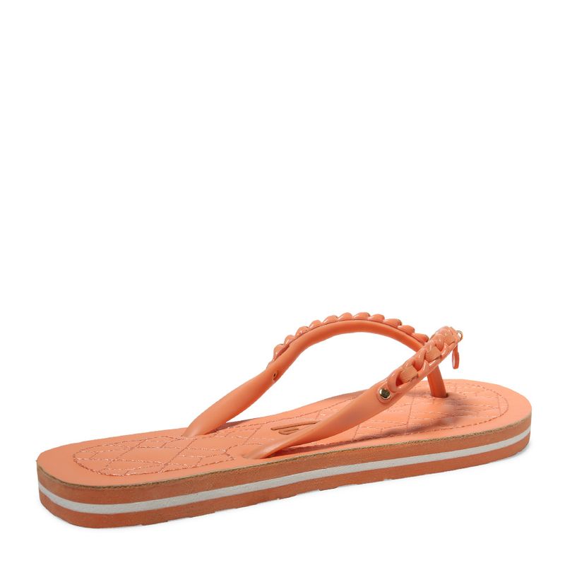 Flip Flop Laranja Borracha Corrente - Santa Lolla