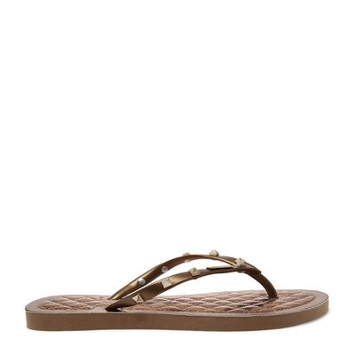 Flip Flop Bronze Metálico Spike