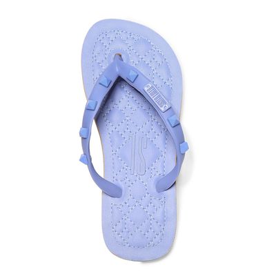 Flip Flop Infantil Azul Boreal Borracha Spikes