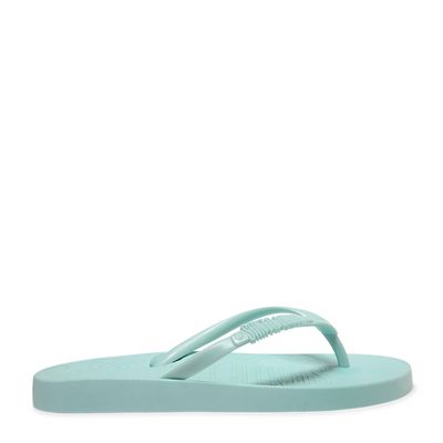 Chinelo Flip Flop Borracha Azul Turquesa