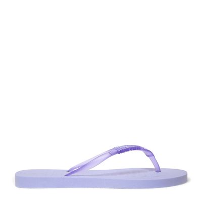 Flip Flop Lilás Borracha Flat